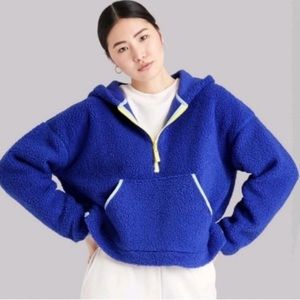 Wild Fable Women's Half-Zip Sherpa Anorak Jacket